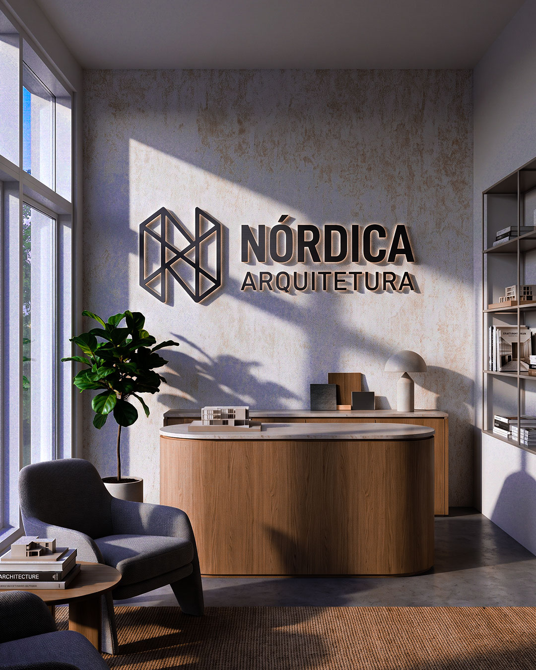 Sala comercial personalizada