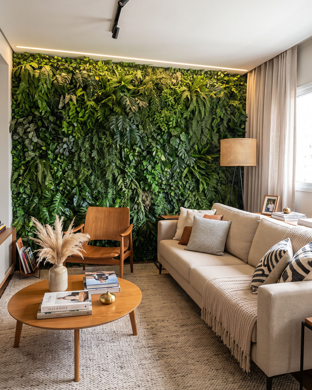 Quarto residencial acolhedor